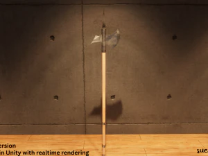 Long Weapons - Lowpoly Textured and Colorbased 3D Model