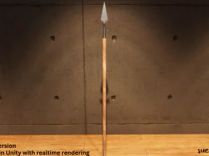 Long Weapons - Lowpoly Textured and Colorbased 3D Model