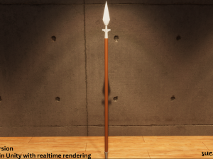 Long Weapons - Lowpoly Textured and Colorbased Modelo 3D