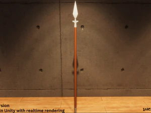 Long Weapons - Lowpoly Textured and Colorbased 3D Model