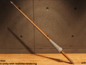 Long Weapons - Lowpoly Textured and Colorbased Modelo 3D