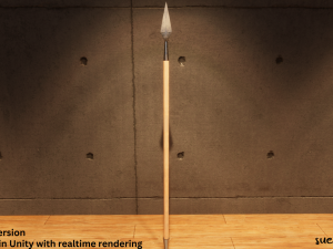 Long Weapons - Lowpoly Textured and Colorbased Modelo 3D