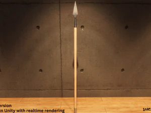 Long Weapons - Lowpoly Textured and Colorbased 3D Model