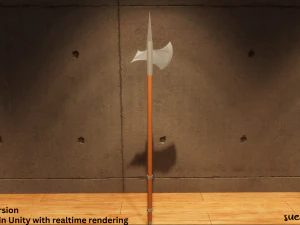 Long Weapons - Lowpoly Textured and Colorbased 3D Model