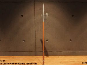 Long Weapons - Lowpoly Textured and Colorbased 3D Model