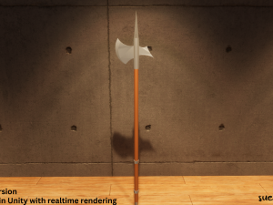 Long Weapons - Lowpoly Textured and Colorbased Modelo 3D