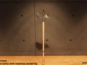 Long Weapons - Lowpoly Textured and Colorbased 3D Model