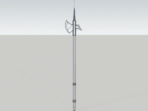 Long Weapons - Lowpoly Textured and Colorbased 3D Model