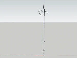 Long Weapons - Lowpoly Textured and Colorbased 3D Model