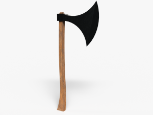 Axe - Lowpoly Textured and Colorbased 3D Model