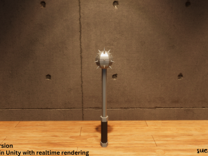 Maces - Lowpoly Textured and Colorbased 3D Модель