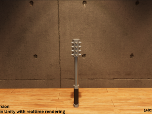 Maces - Lowpoly Textured and Colorbased 3D Модель