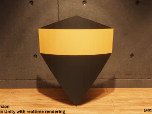 Metal Shield - Lowpoly Textured and Colorbased 3D Model