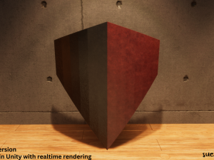 Metal Shield - Lowpoly Textured and Colorbased Modello 3D
