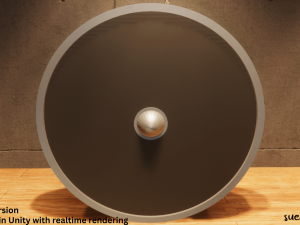 Round Shield - Lowpoly Textured and Colorbased Modelo 3D