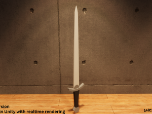 Swords - Lowpoly Textured and Color based 3D Model