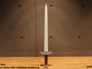Swords - Lowpoly Textured and Color based 3D Model