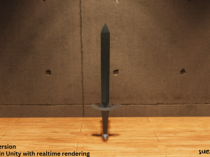 Swords - Lowpoly Textured and Color based 3D Model