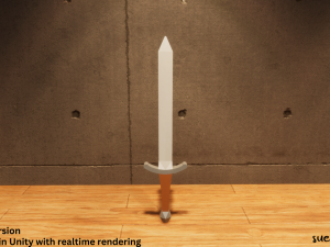 Swords - Lowpoly Textured and Color based 3D Model
