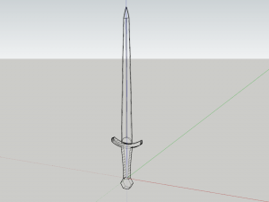 Swords - Lowpoly Textured and Color based 3D Model