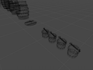 Medieval Blacksmith Set Low-poly 3D Model