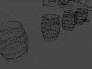Medieval Blacksmith Set Low-poly 3D Model