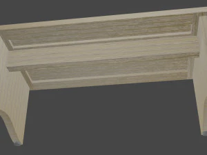 Office desk 3D Model