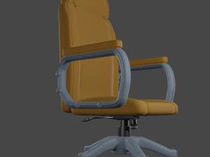 B&uuml;rostuhl 3D Modell