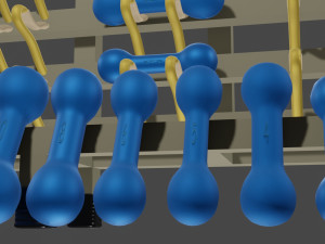 Gym equipment 3D 모델
