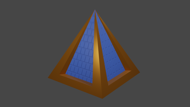 Pyramid 3Dモデル .c4d .max .obj .3ds .fbx .stl .blend 