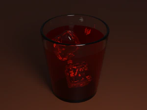 Glas 3D Modell