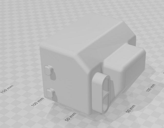 Romet pony air filter house 3D Принт Модель .c4d .max .obj .3ds .fbx .stl .blend 