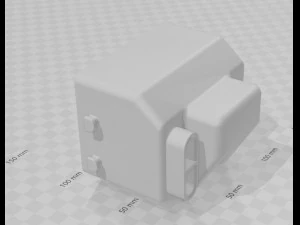 Romet pony air filter house 3D Print Model