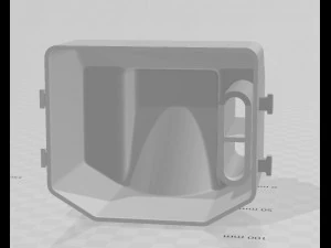 Romet pony air filter house 3D Print Model