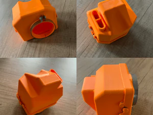 Romet pony air filter house 3D Print Model