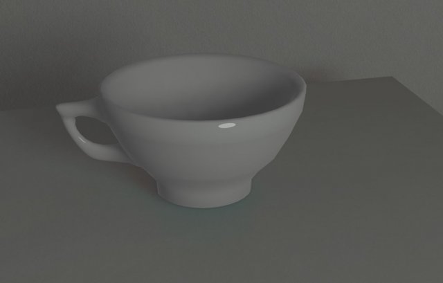 Cup Model 3D .c4d .max .obj .3ds .fbx .stl .blend 