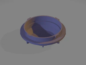 Cubierta de faro Chevrolet Aveo Modelo de impresión 3D