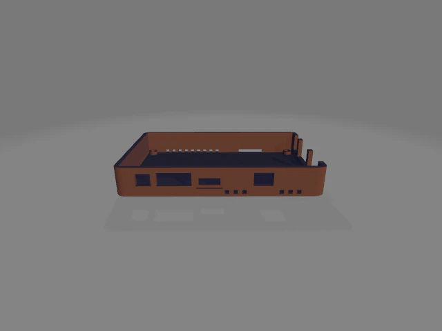 Orange Pi 4 LTS Case 3D Print Model .c4d .max .obj .3ds .fbx .stl .blend
