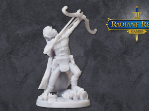 Male elf ranger level 20 32mm anime-style for DND Pathfinder RPGs 3D Принт Модель