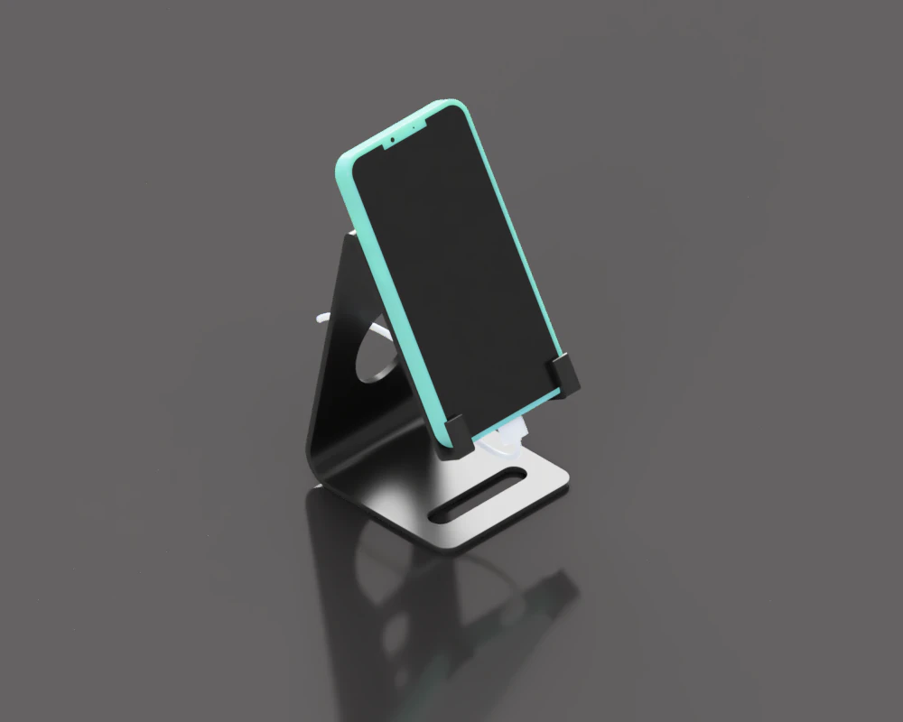 Affordable SmartPhone Stand 3D Print Model .c4d .max .obj .3ds .fbx .stl .blend 