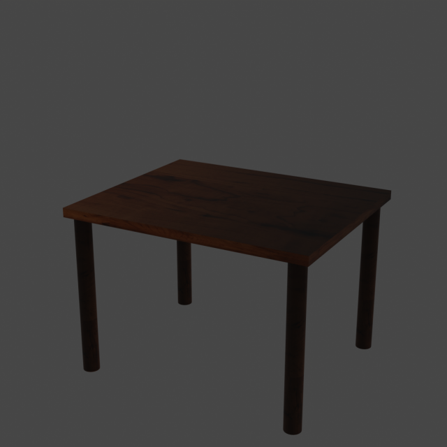 Table 3D Модель .c4d .max .obj .3ds .fbx .stl .blend