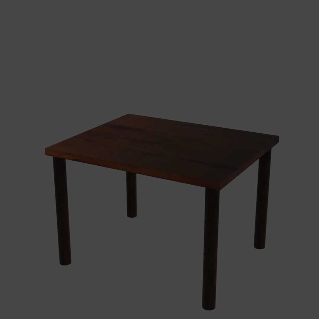 Table 3D Model .c4d .max .obj .3ds .fbx .stl .blend 