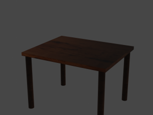 Table Modelo 3D