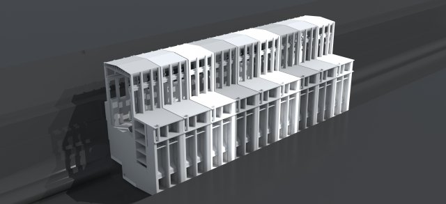 Tanzania Dam power house Model 3D .c4d .max .obj .3ds .fbx .stl .blend 