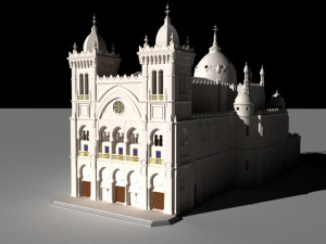 Church of Saint Maria Tunis 3D 모델