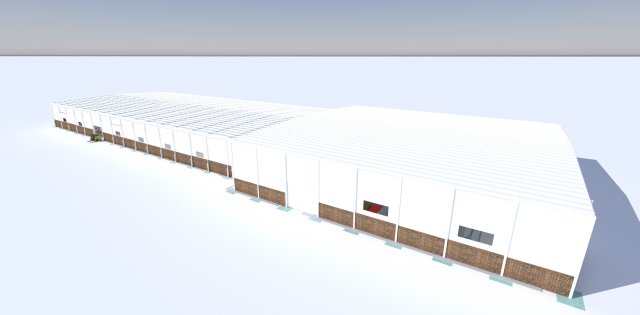 Production Factory Yard 3D Model .c4d .max .obj .3ds .fbx .stl .blend