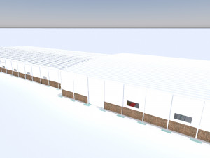 Production Factory Yard Modèle 3D