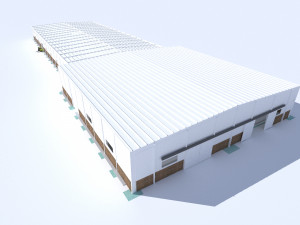 Production Factory Yard 3D Model