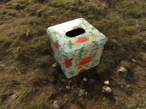 Корейская ретро-подставка для салфеток 3D Модель