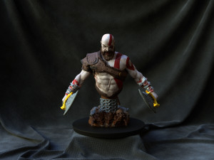 Kratos Bust God of War Ragnarok Model do druku 3D